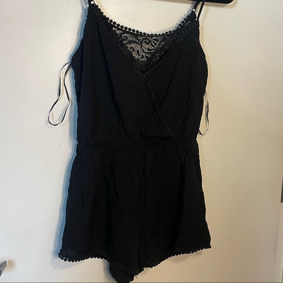 SOLD Offline New Black Ambiance Romper. Can be worn two ways. Ships in Gift Box - Picture 6 of 16